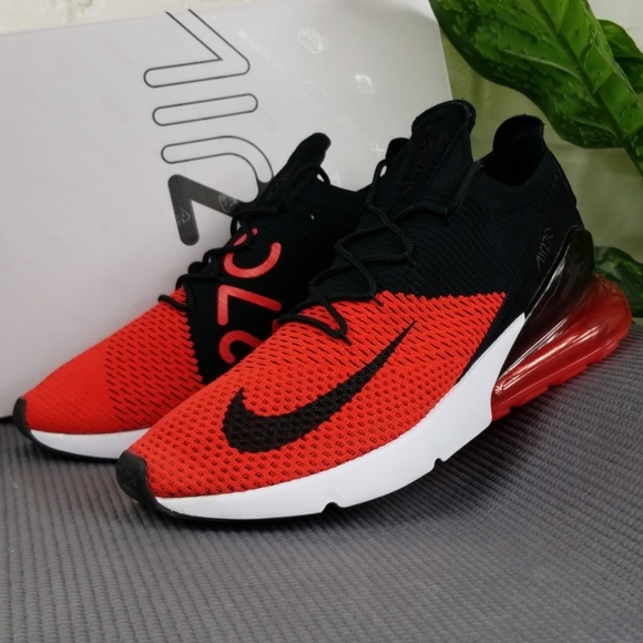 air max 270 flyknit chile red